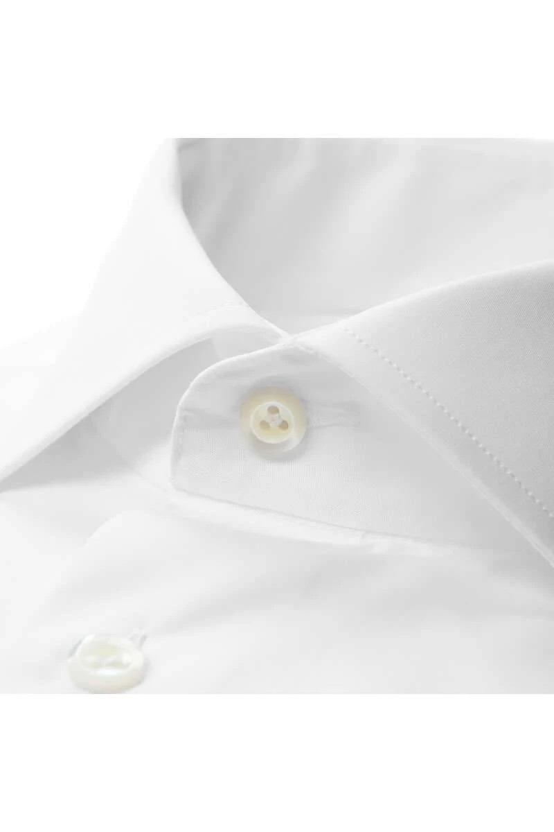 Van Laack Meisterwerk Tailor Fit Hemd Weiss, Einfarbig 2 Van Laack Meisterwerk Tailor Fit Hemd Weiss, Einfarbig – Bild 2