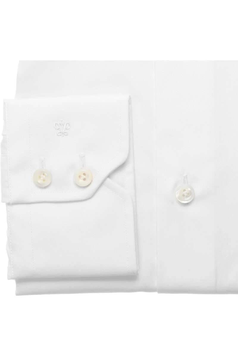 Van Laack Meisterwerk Tailor Fit Hemd Weiss, Einfarbig 3 Van Laack Meisterwerk Tailor Fit Hemd Weiss, Einfarbig – Bild 3