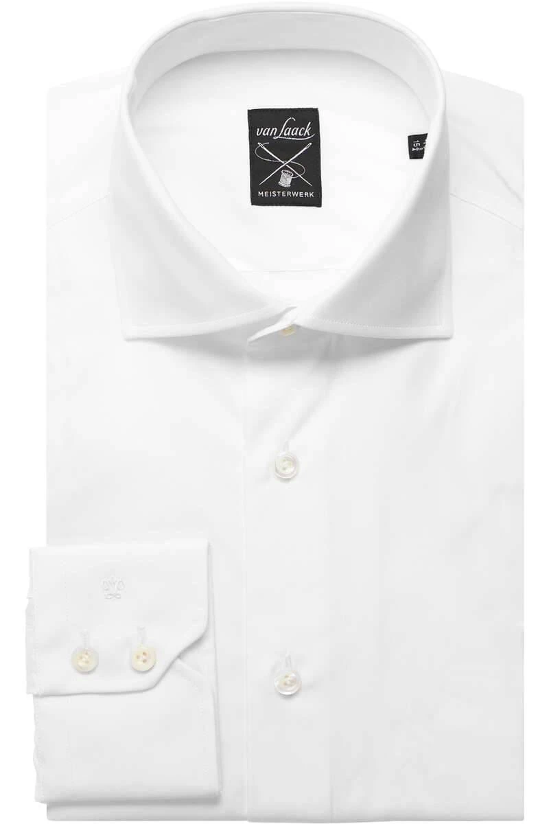 Van Laack Meisterwerk Tailor Fit Hemd Weiss, Einfarbig 1 Van Laack Meisterwerk Tailor Fit Hemd Weiss, Einfarbig
