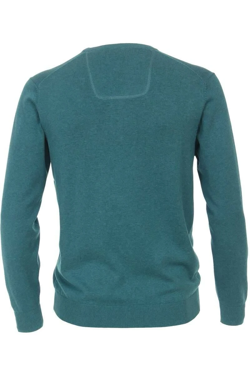 Casa Moda Herren Pullover V-Ausschnitt Blau 3 Casa Moda Herren Pullover V-Ausschnitt Blau – Bild 3