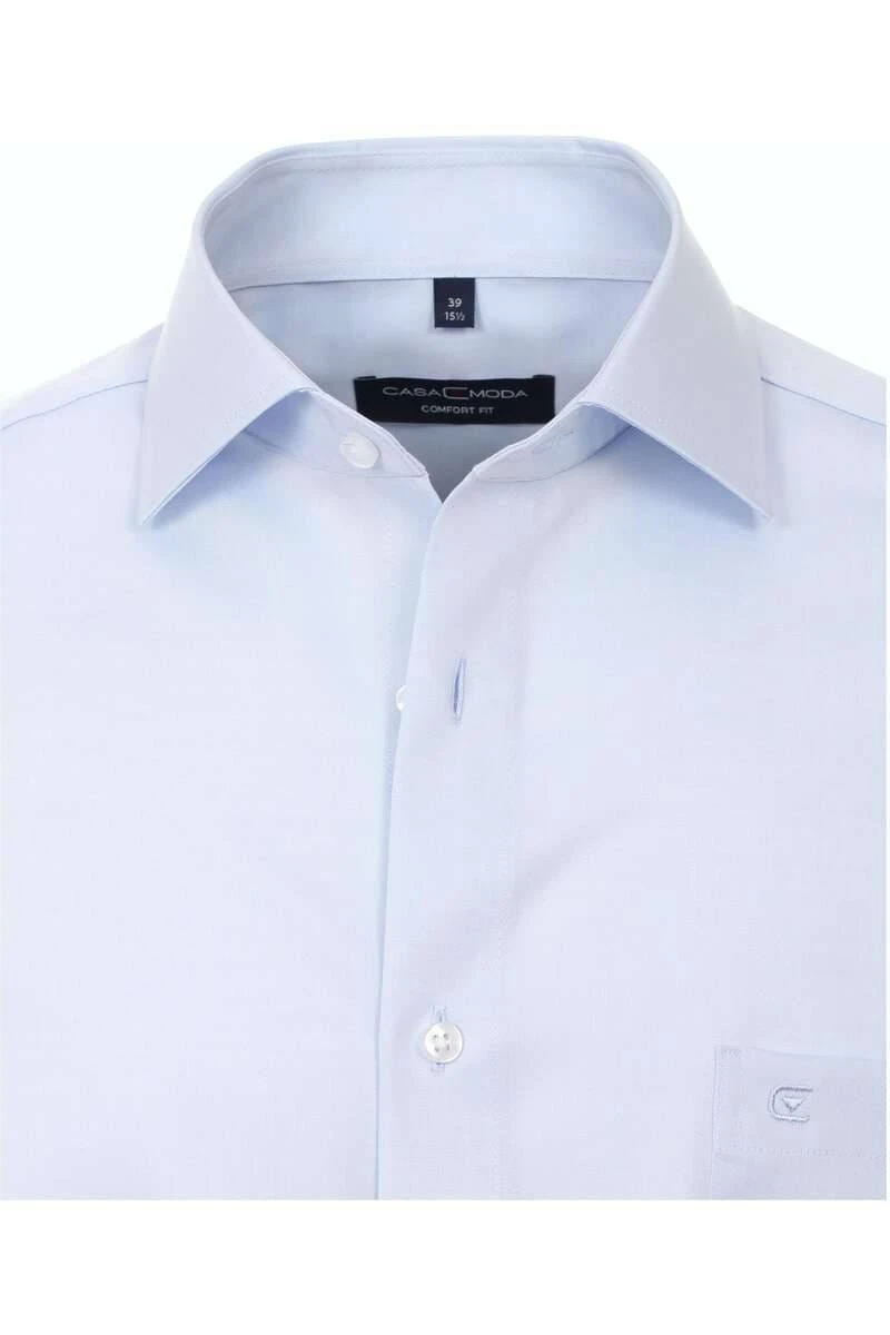 Casa Moda Comfort Fit Hemd Blau, Einfarbig 2 Casa Moda Comfort Fit Hemd Blau, Einfarbig – Bild 2