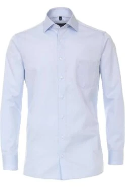 Casa Moda Comfort Fit Hemd Blau, Einfarbig