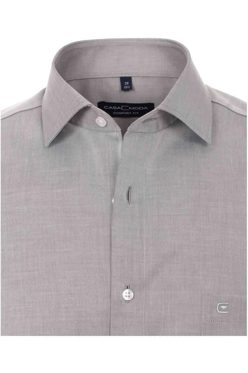 Casa Moda Comfort Fit Hemd Silber, Einfarbig 2 Casa Moda Comfort Fit Hemd Silber, Einfarbig – Bild 2