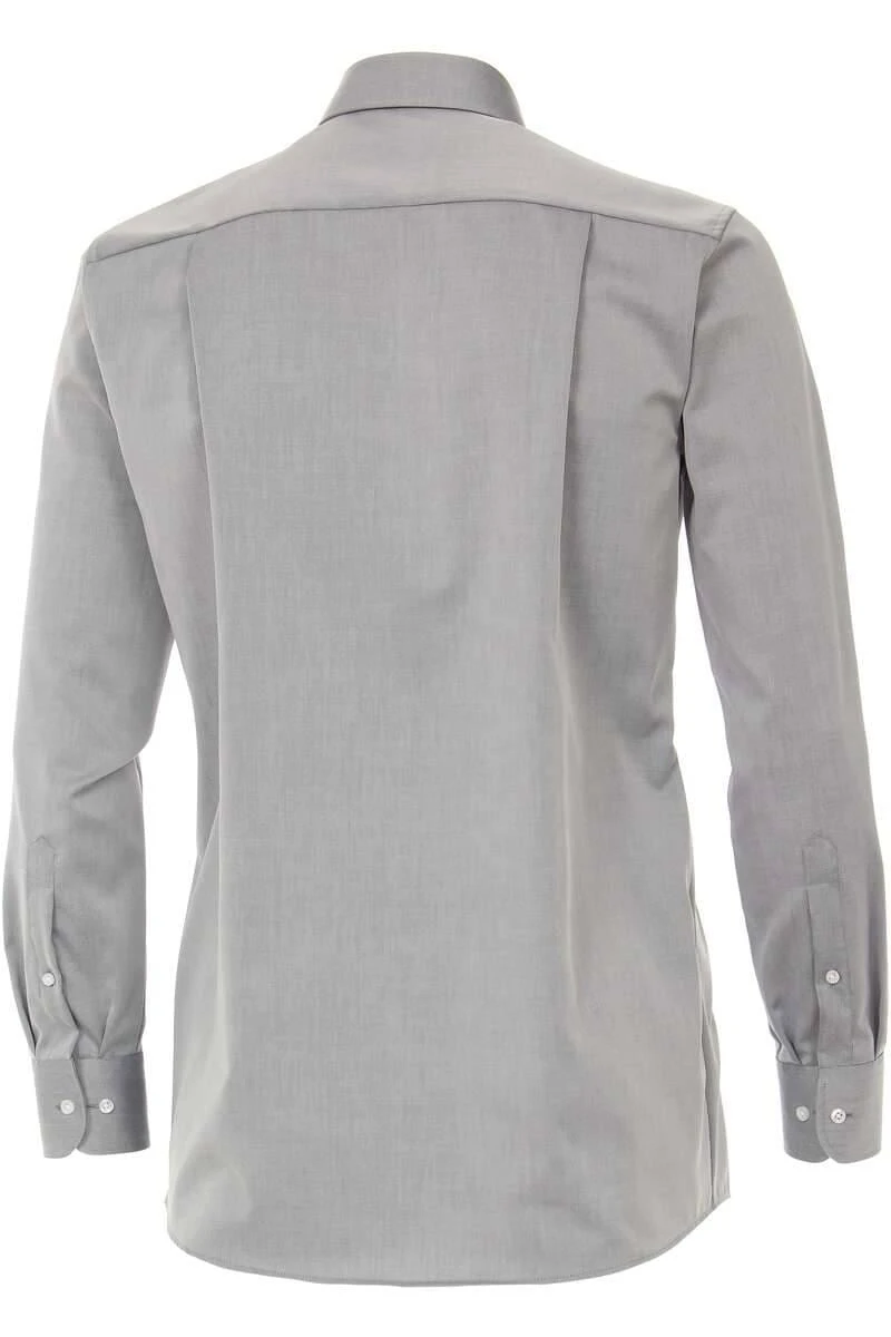 Casa Moda Comfort Fit Hemd Silber, Einfarbig 4 Casa Moda Comfort Fit Hemd Silber, Einfarbig – Bild 4