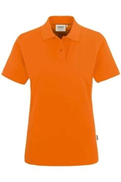 HAKRO 224 Regular Fit Damen Poloshirt Orange, Einfarbig
