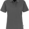 HAKRO 224 Regular Fit Damen Poloshirt Graphit, Einfarbig