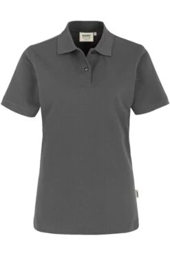 HAKRO 224 Regular Fit Damen Poloshirt Graphit, Einfarbig