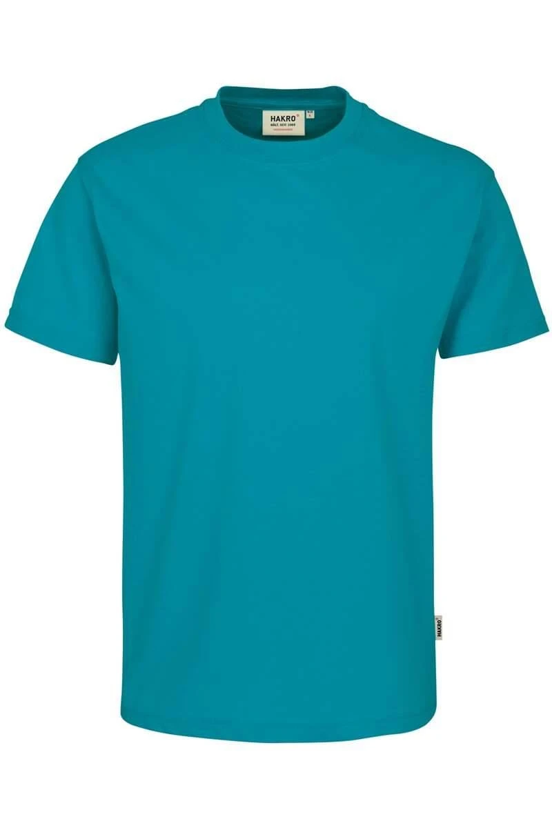 HAKRO 281Comfort Fit T-Shirt Rundhals Smaragd,Einfarbig 1 HAKRO 281Comfort Fit T-Shirt Rundhals Smaragd,Einfarbig