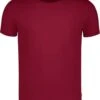 HAKRO PerformanceRegular Fit T-Shirt Rundhals Weinrot,Einfarbig