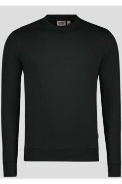HAKRO Performance Comfort FitSweatshirt Rundhals Schwarz