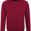 HAKRO 606 Comfort Fit SweatjackeZip Weinrot