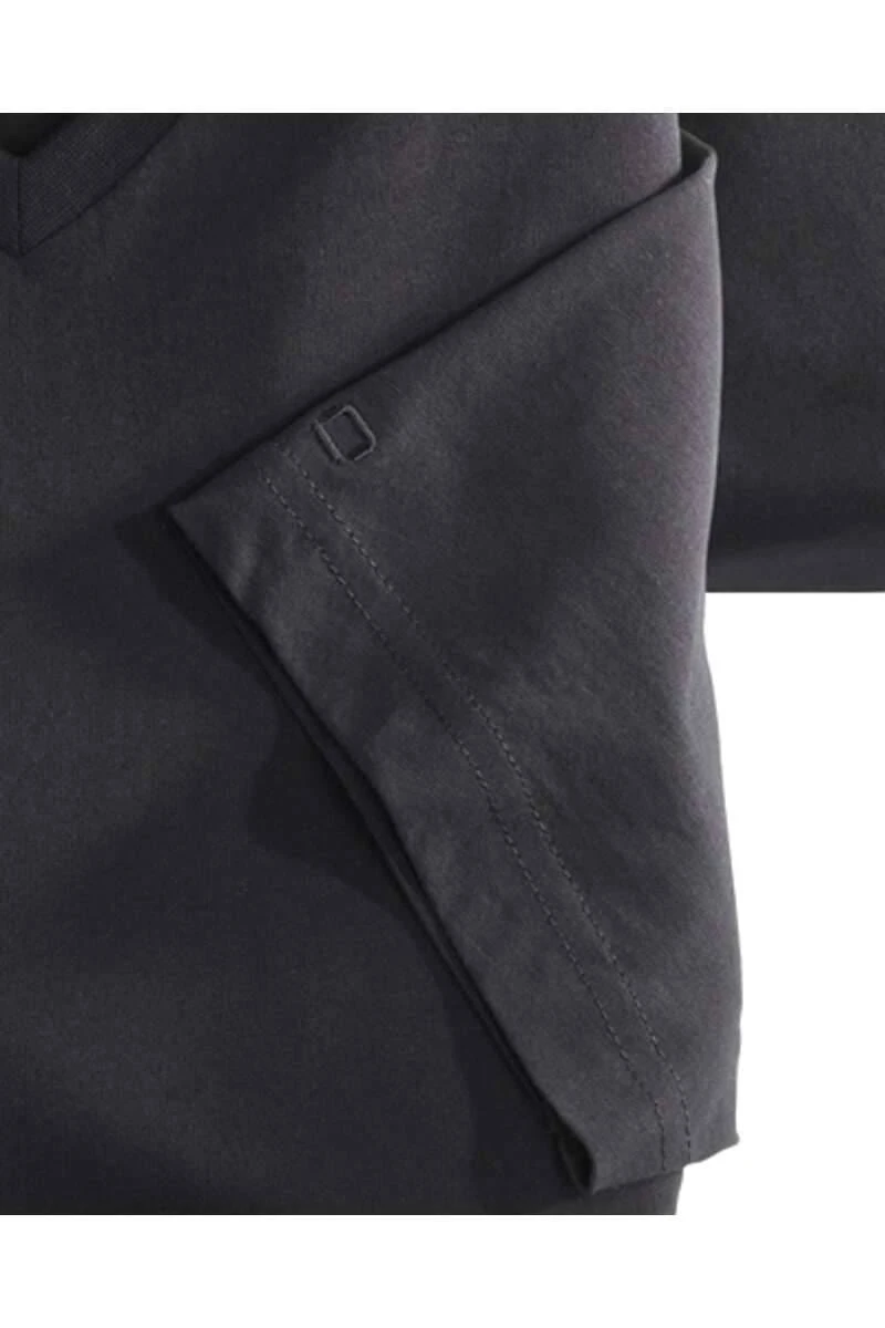 OLYMP Modern Fit T-Shirt V-Ausschnitt Doppelpack Schwarz,Einfarbig 3 OLYMP Modern Fit T-Shirt V-Ausschnitt Doppelpack Schwarz,Einfarbig – Bild 3