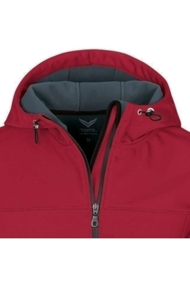 TRIGEMA Comfort Fit Herren SoftshelljackeZip Rubin 2 TRIGEMA Comfort Fit Herren SoftshelljackeZip Rubin – Bild 2