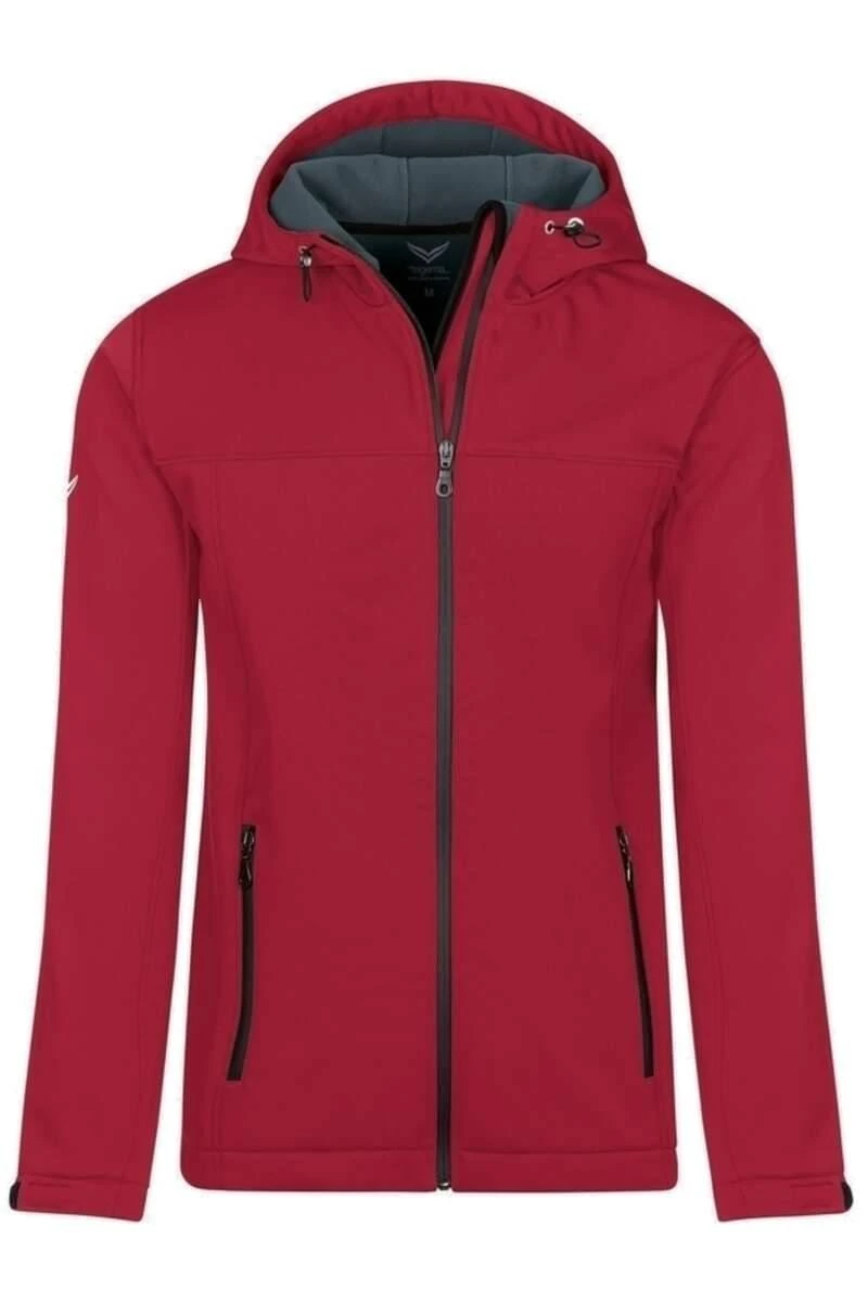 TRIGEMA Comfort Fit Herren SoftshelljackeZip Rubin 1 TRIGEMA Comfort Fit Herren SoftshelljackeZip Rubin