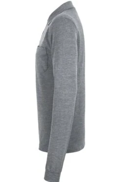 HAKRO 809 Comfort Fit Longsleeve Poloshirt Grau, Meliert -Kleidung Angebote 0809 015 2 800 1200x1200