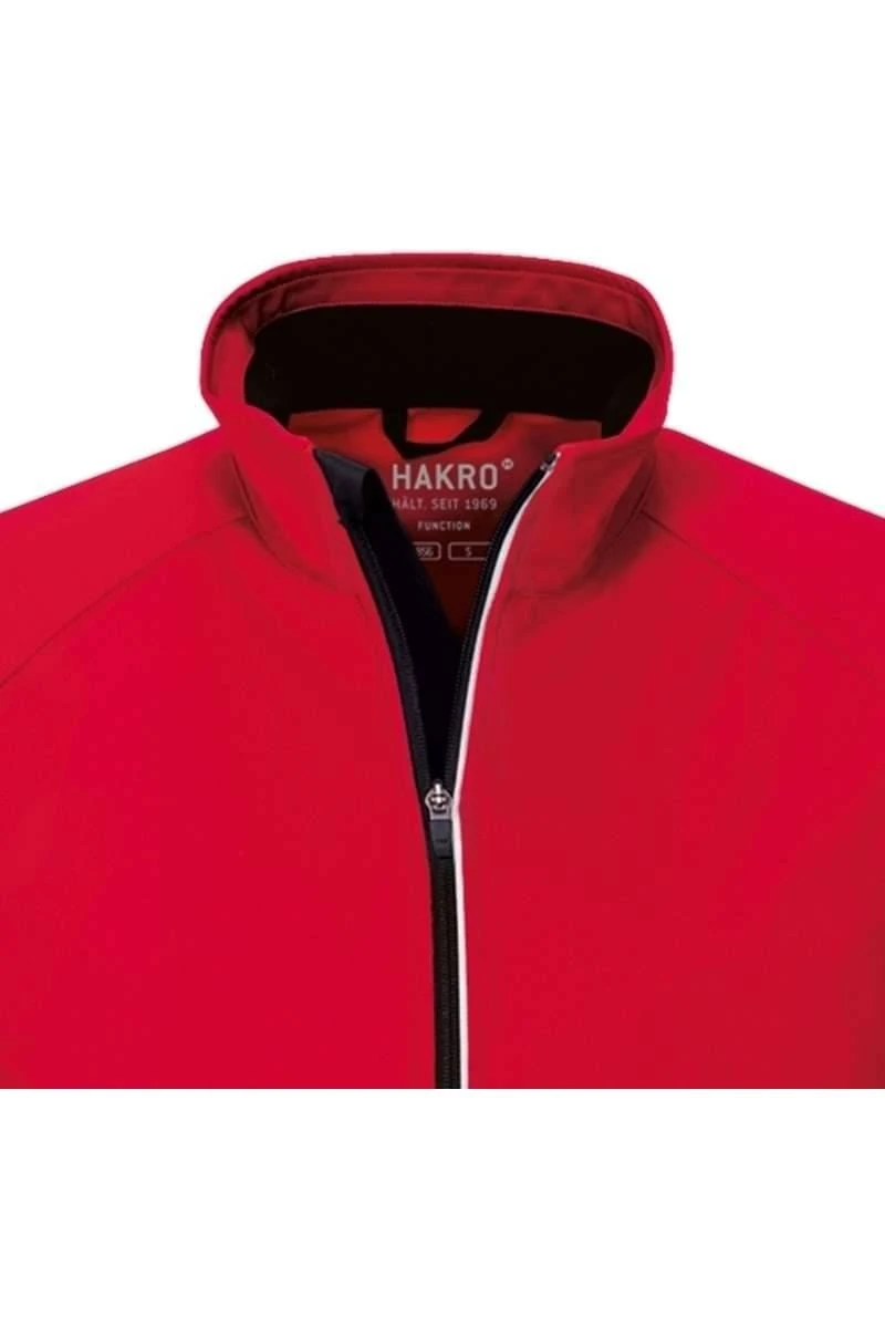 HAKRO 856 Regular Fit Herren SoftshelljackeZip Rot 2 HAKRO 856 Regular Fit Herren SoftshelljackeZip Rot – Bild 2