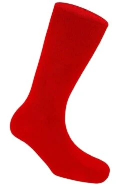 HAKRO Essentials Herren Socken Rot, Einfarbig