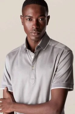 ETON Slim Fit Poloshirt Hellgrau, Einfarbig 5 ETON Slim Fit Poloshirt Hellgrau, Einfarbig -Kleidung Angebote 1000 02552 12 11 800 1200x1200