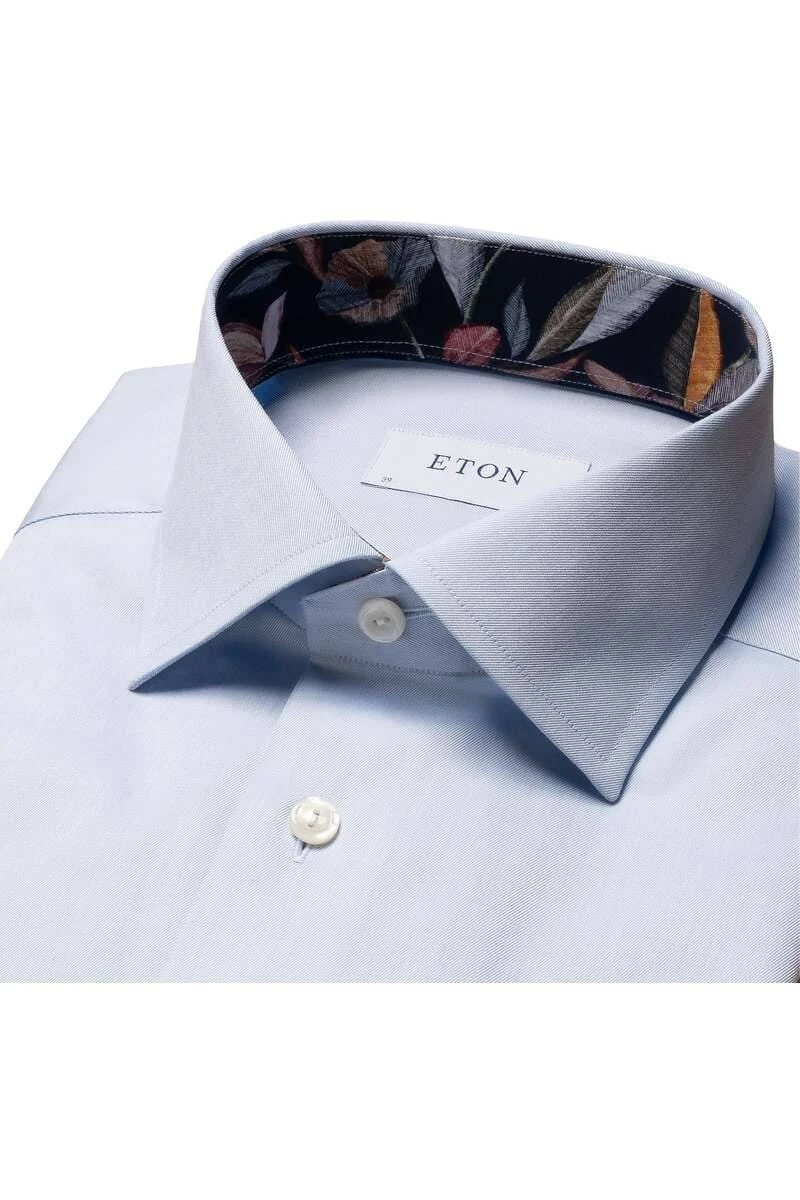ETON Slim Fit Hemd Hellblau, Einfarbig 2 ETON Slim Fit Hemd Hellblau, Einfarbig – Bild 2