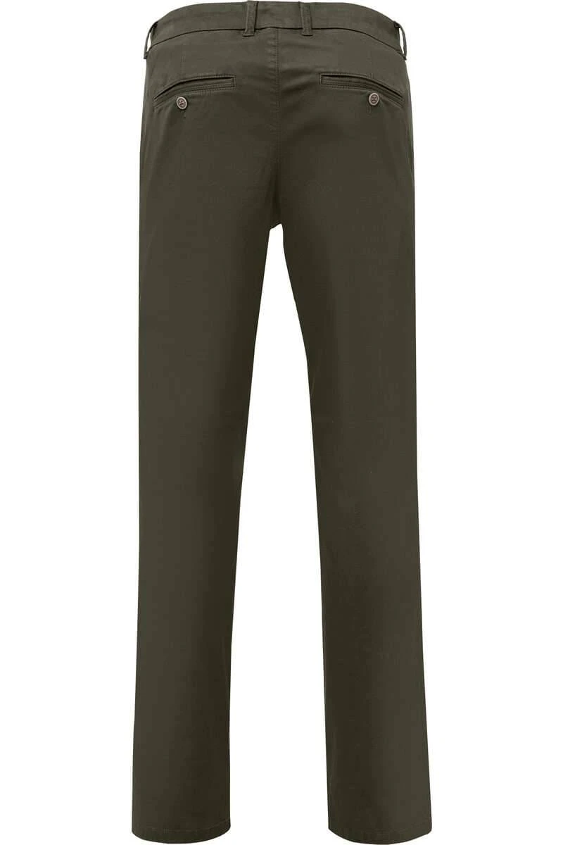 Fynch-Hatton Modern Fit Herren Chino Olive,Einfarbig 3 Fynch-Hatton Modern Fit Herren Chino Olive,Einfarbig – Bild 3