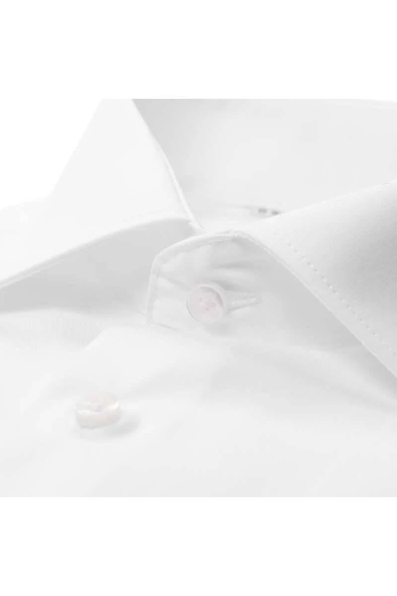 ETERNA Modern Fit Hemd Weiss, Einfarbig 2 ETERNA Modern Fit Hemd Weiss, Einfarbig – Bild 2
