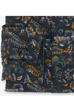 OLYMP Luxor 24/Seven Modern Fit Jerseyhemd Hellblau, Gemustert -Kleidung Angebote 1205 24 18 2 800 1200x1200