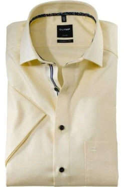 OLYMP Luxor Modern Fit Hemd Bleu, Faux-uni