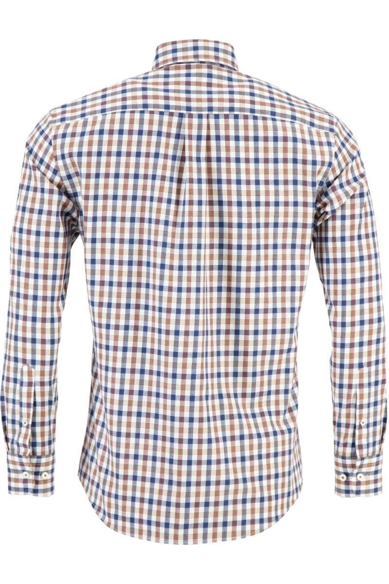 Fynch-Hatton Casual Fit Hemd Blau, Kariert 2 Fynch-Hatton Casual Fit Hemd Blau, Kariert – Bild 2