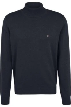 Fynch-Hatton Modern Fit Herren Rollkragenpullover Navy