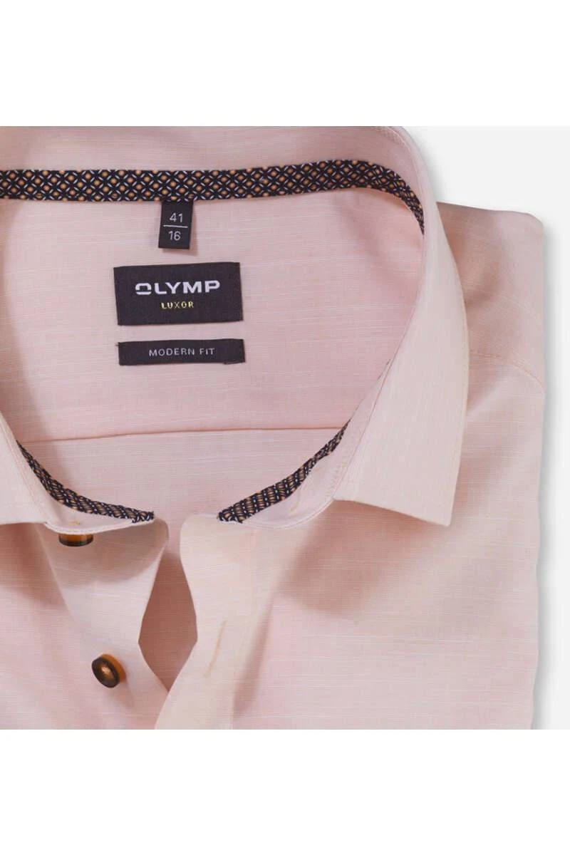 OLYMP Luxor Modern Fit Hemd Mandarin, Einfarbig 2 OLYMP Luxor Modern Fit Hemd Mandarin, Einfarbig – Bild 2