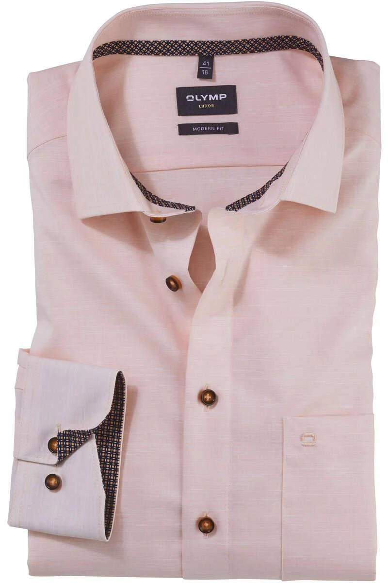 OLYMP Luxor Modern Fit Hemd Mandarin, Einfarbig 1 OLYMP Luxor Modern Fit Hemd Mandarin, Einfarbig