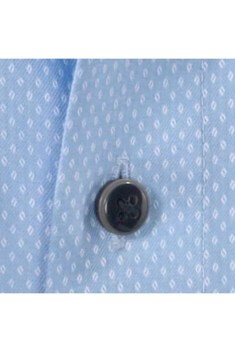 OLYMP Luxor 24/Seven Dynamic Flex Modern Fit Hemd Blau/weiss, Gemustert 4 OLYMP Luxor 24/Seven Dynamic Flex Modern Fit Hemd Blau/weiss, Gemustert – Bild 4