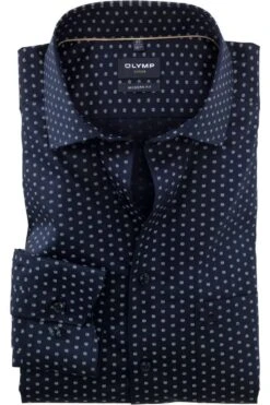 OLYMP Luxor Modern Fit Hemd Beige//weiss, Gemustert