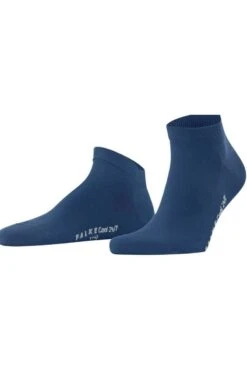 FALKE Cool 24/7 Sneakersocken Blau, Einfarbig