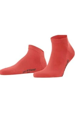 FALKE Cool 24/7 Sneakersocken Orange, Einfarbig