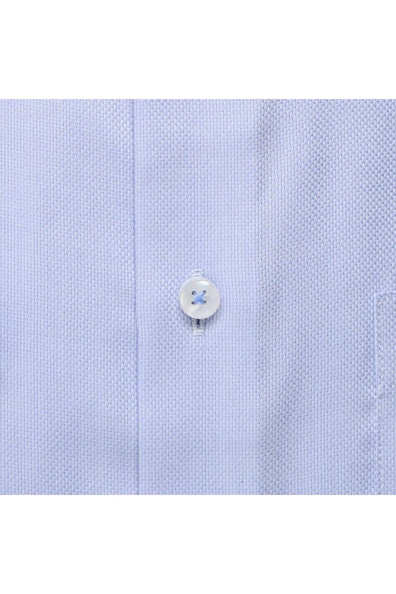 Seidensticker Regular Fit Hemd Mittelblau, Einfarbig 4 Seidensticker Regular Fit Hemd Mittelblau, Einfarbig – Bild 4