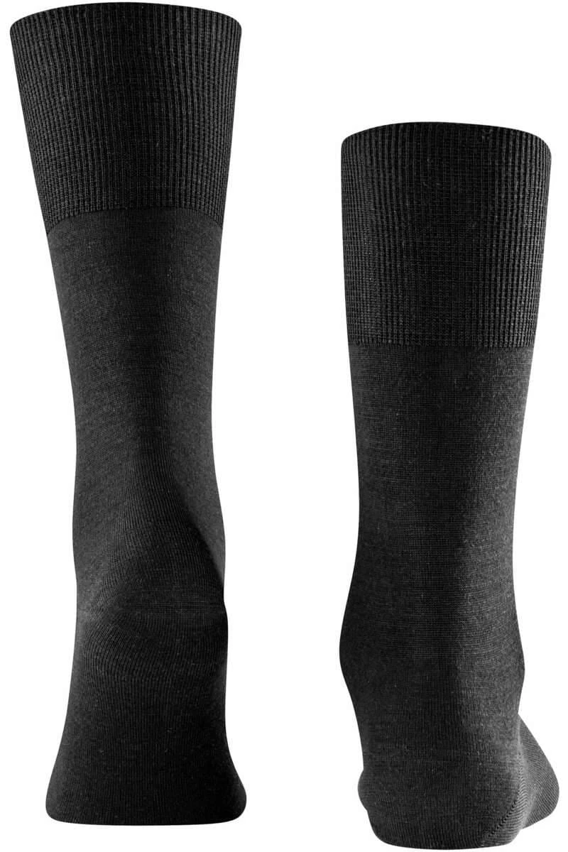 FALKE Airport Herren Socken Schwarz, Einfarbig 3 FALKE Airport Herren Socken Schwarz, Einfarbig – Bild 3