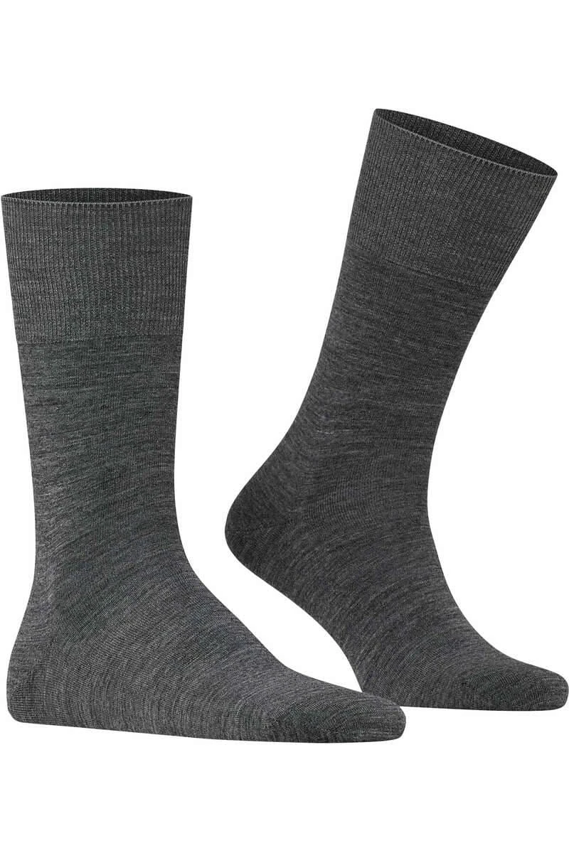 FALKE Airport Herren Socken Dunkelgrau, Einfarbig 4 FALKE Airport Herren Socken Dunkelgrau, Einfarbig – Bild 4