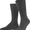 FALKE Airport Herren Socken Dunkelgrau, Einfarbig