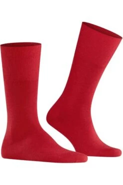 FALKE Airport Herren Socken Rot, Einfarbig -Kleidung Angebote 14435 8120 5 800 1200x1200