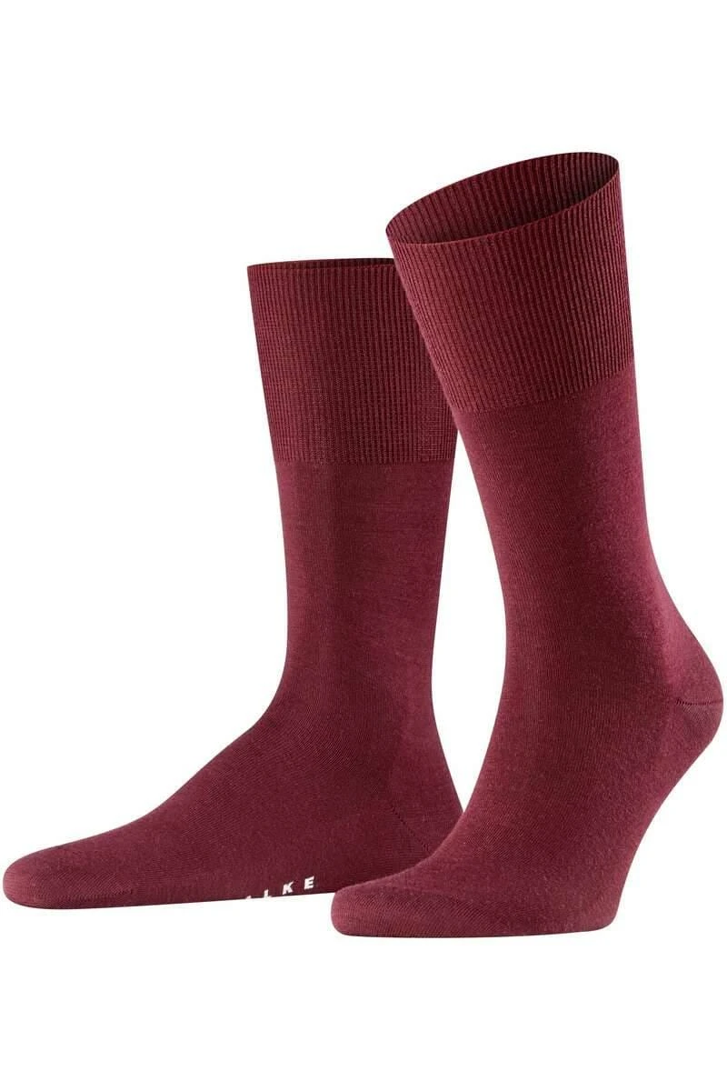 FALKE Airport Herren Socken Dunkelbraun, Einfarbig 1 FALKE Airport Herren Socken Dunkelbraun, Einfarbig