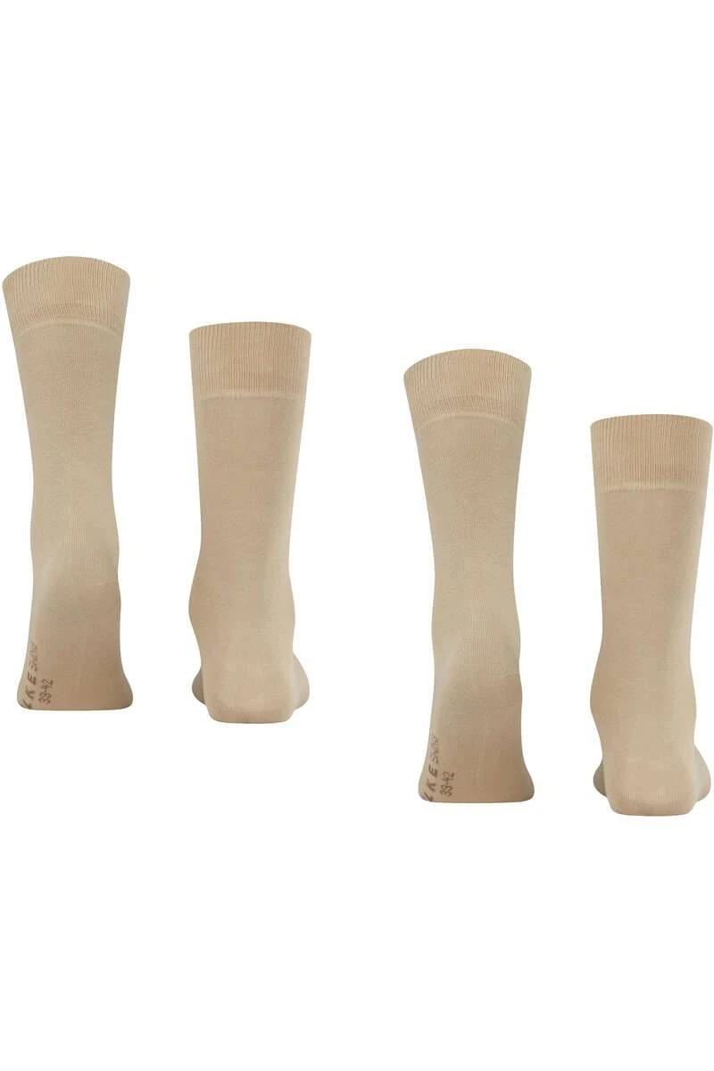 FALKE Swing Herren Socken Doppelpackhellbraun, Einfarbig 3 FALKE Swing Herren Socken Doppelpackhellbraun, Einfarbig – Bild 3