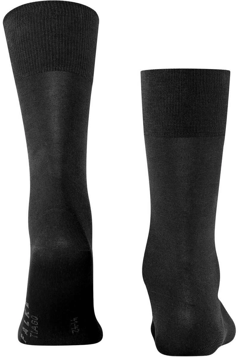 FALKE Tiago Herren Socken Schwarz, Einfarbig 3 FALKE Tiago Herren Socken Schwarz, Einfarbig – Bild 3