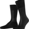 FALKE Tiago Herren Socken Schwarz, Einfarbig