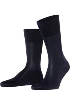 FALKE Tiago Herren Socken Navy, Einfarbig