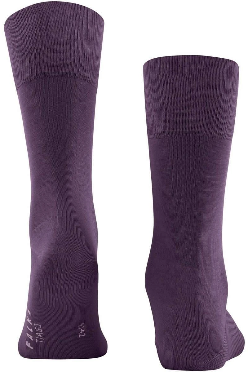 FALKE Tiago Herren Socken Violett, Einfarbig 3 FALKE Tiago Herren Socken Violett, Einfarbig – Bild 3
