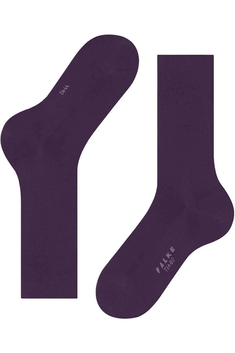 FALKE Tiago Herren Socken Violett, Einfarbig 4 FALKE Tiago Herren Socken Violett, Einfarbig – Bild 4