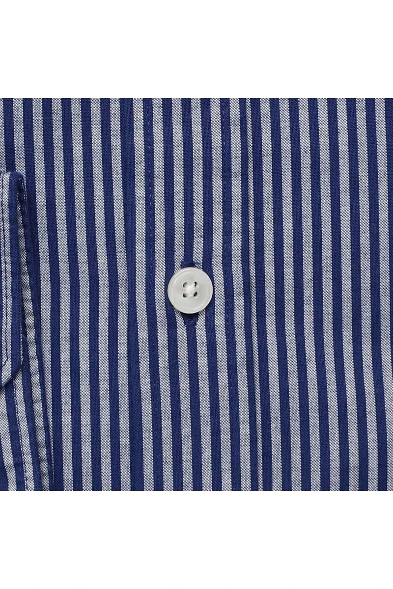 Seidensticker Casual Regular Fit Hemd Blau, Gestreift 4 Seidensticker Casual Regular Fit Hemd Blau, Gestreift – Bild 4