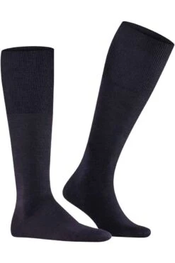 FALKE Airport Kniestrümpfe Dunkelblau, Einfarbig -Kleidung Angebote 15435 6370 3 800 1200x1200