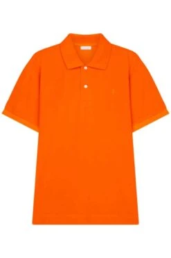 Seidensticker Regular Fit Poloshirt Orange, Einfarbig